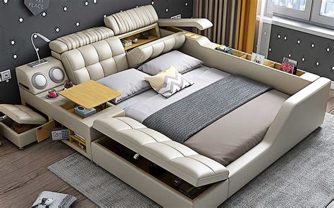 modern multifunctional smart bed.